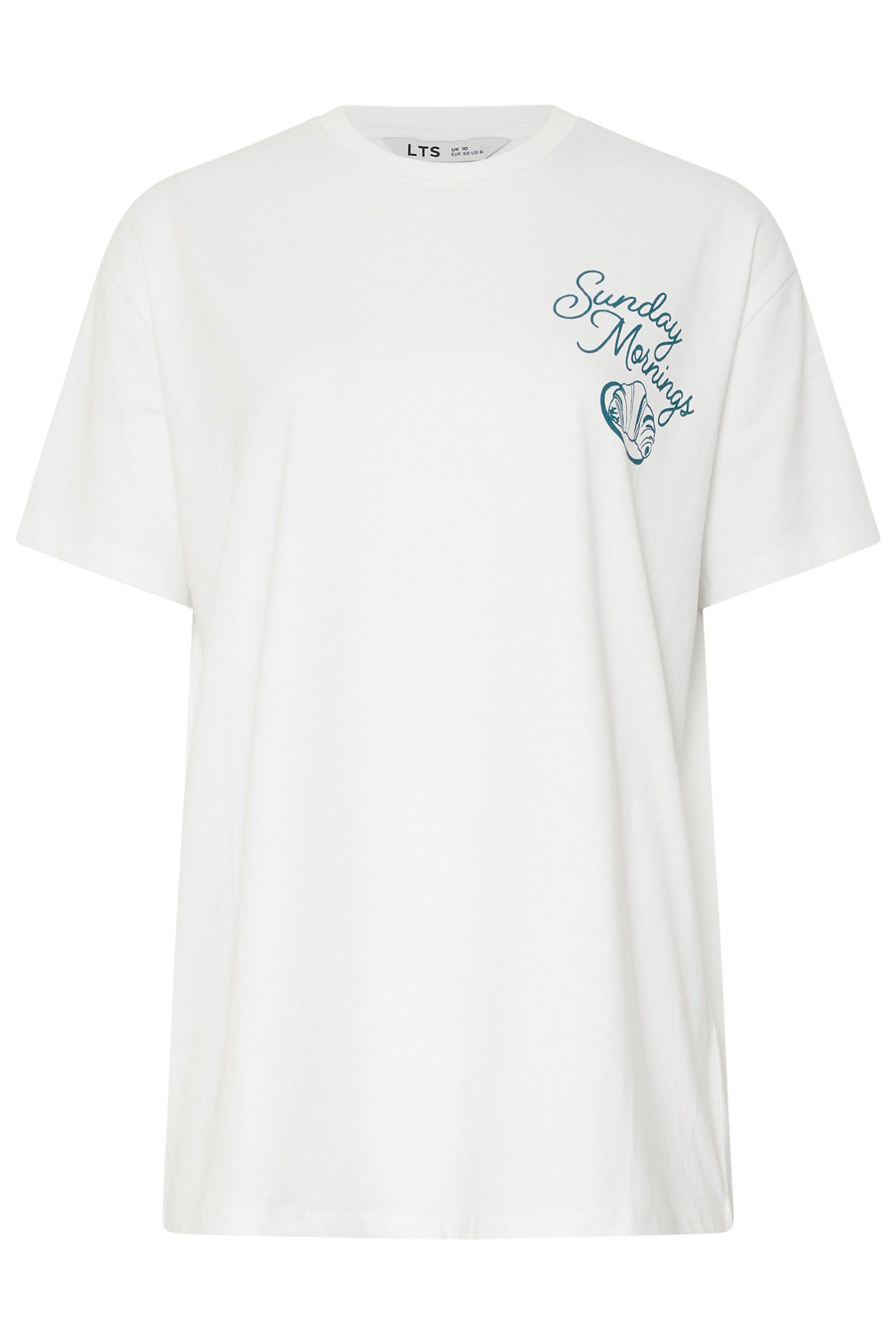 Long Tall Sally Tall 'Breakfast Club' Slogan T-Shirt