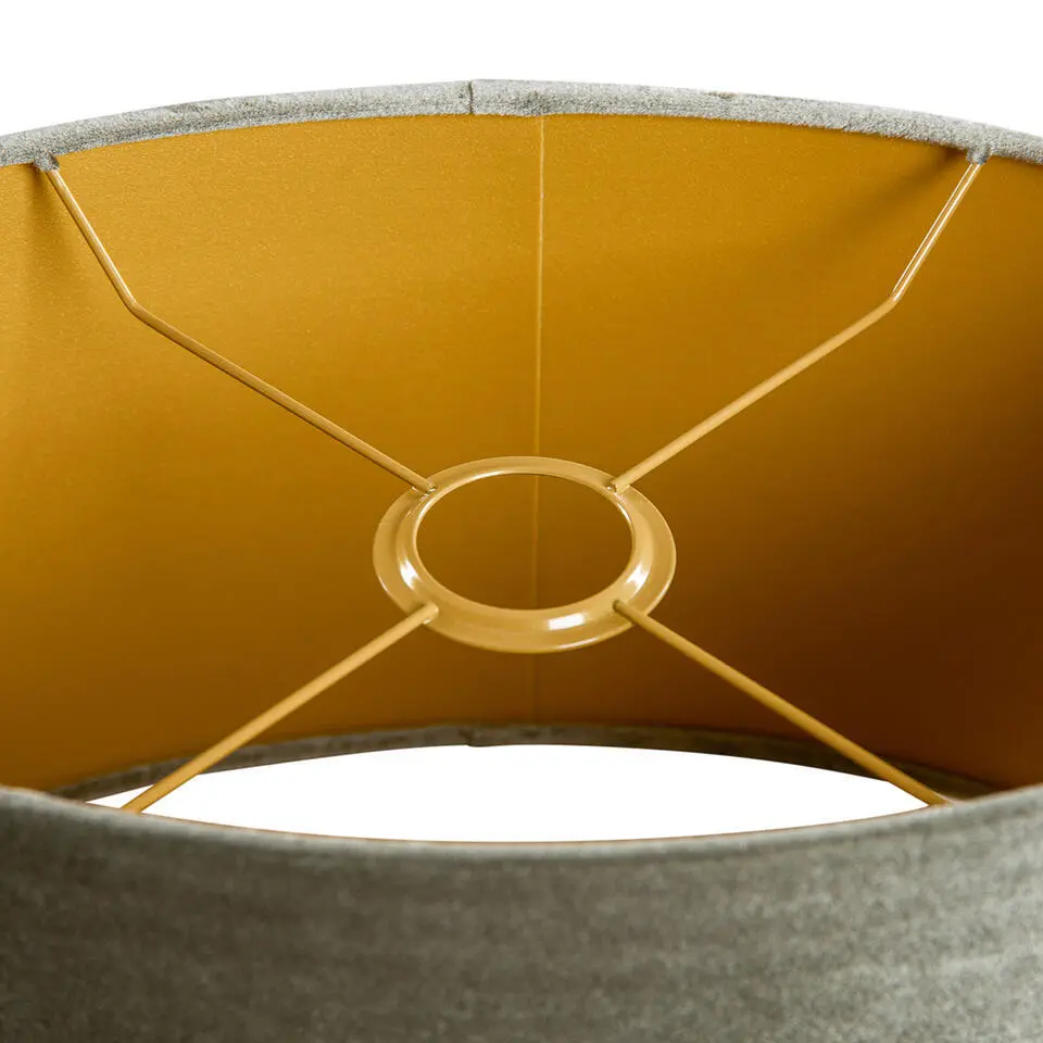 Qazqa ovaal cilinder velours groen