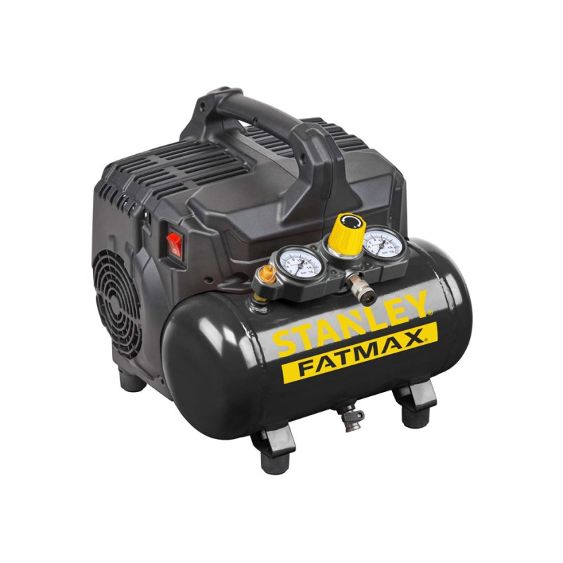Compresseur sans huile silencieux WDST101 6 L 1 CV STANLEY FATMAX