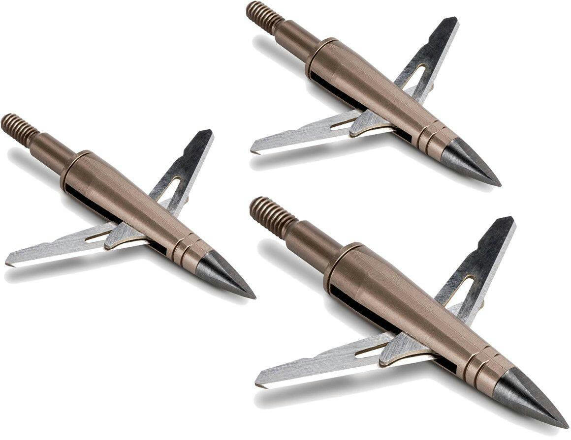 NAP Slingblade Mechanical Crossbow Broadhead/Arrow Tip, 100 Grain, 3-pk