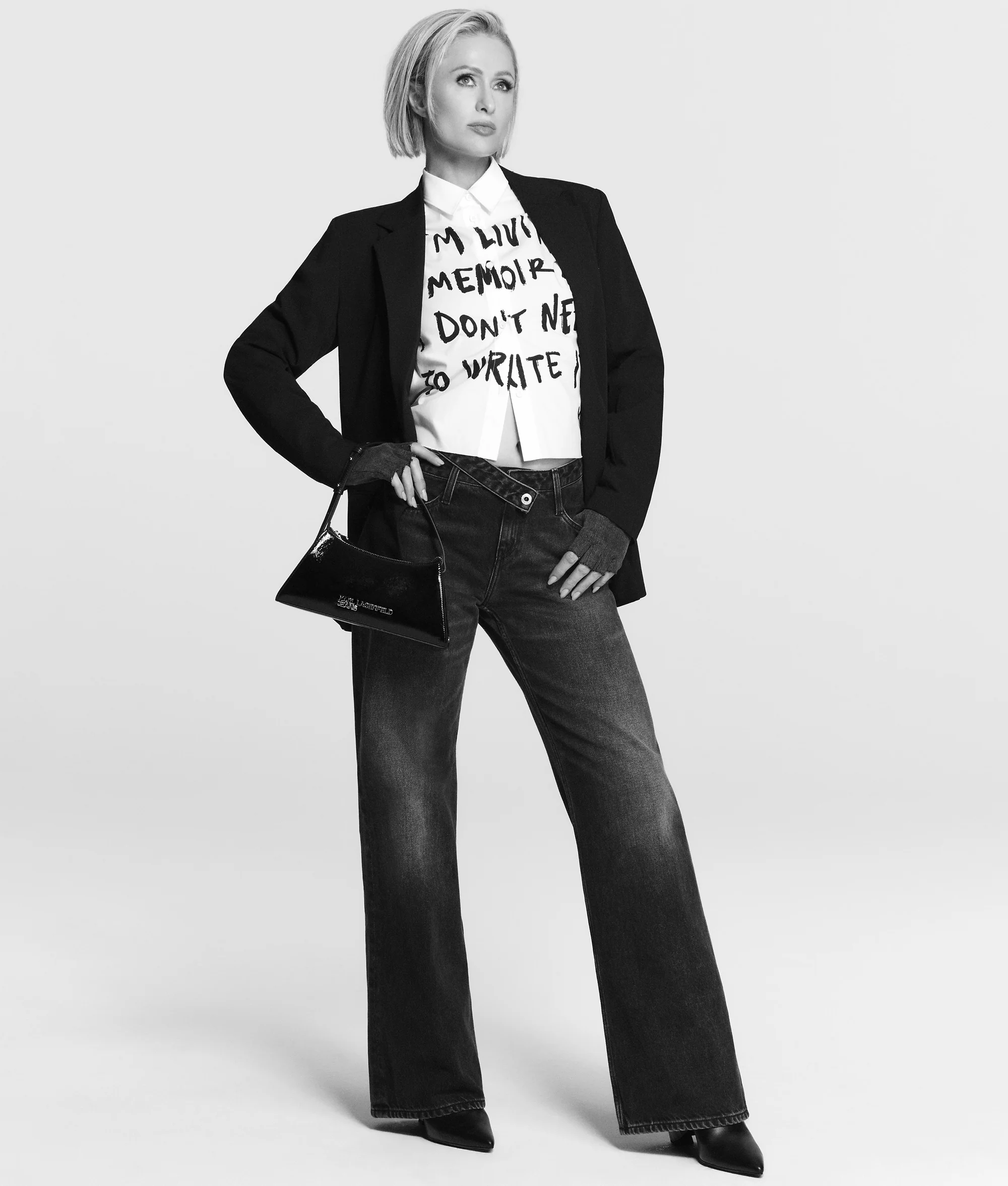 Chemise avec citation de Karl