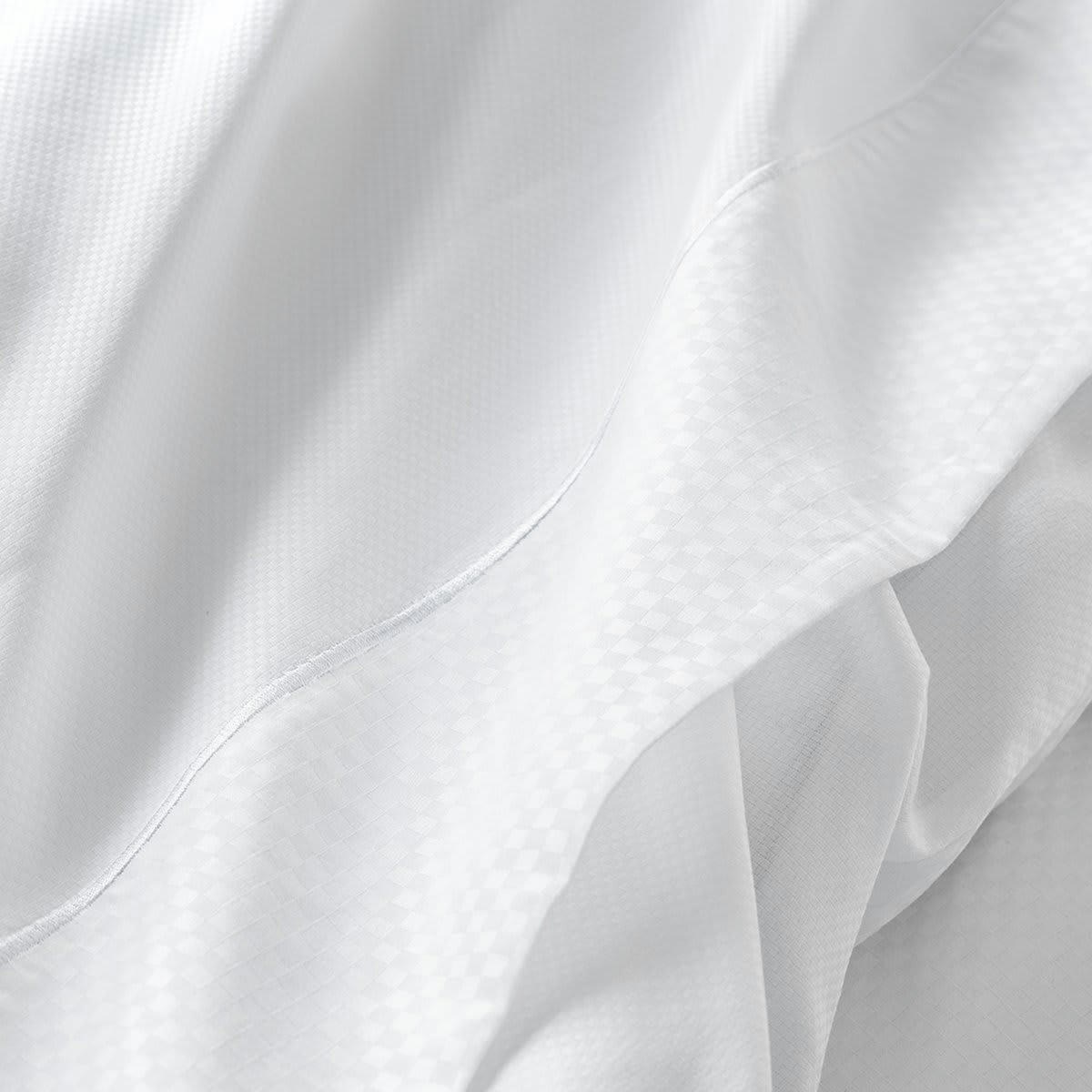 BORD DE MER - Taie de traversin coton blanc 43x210 cm