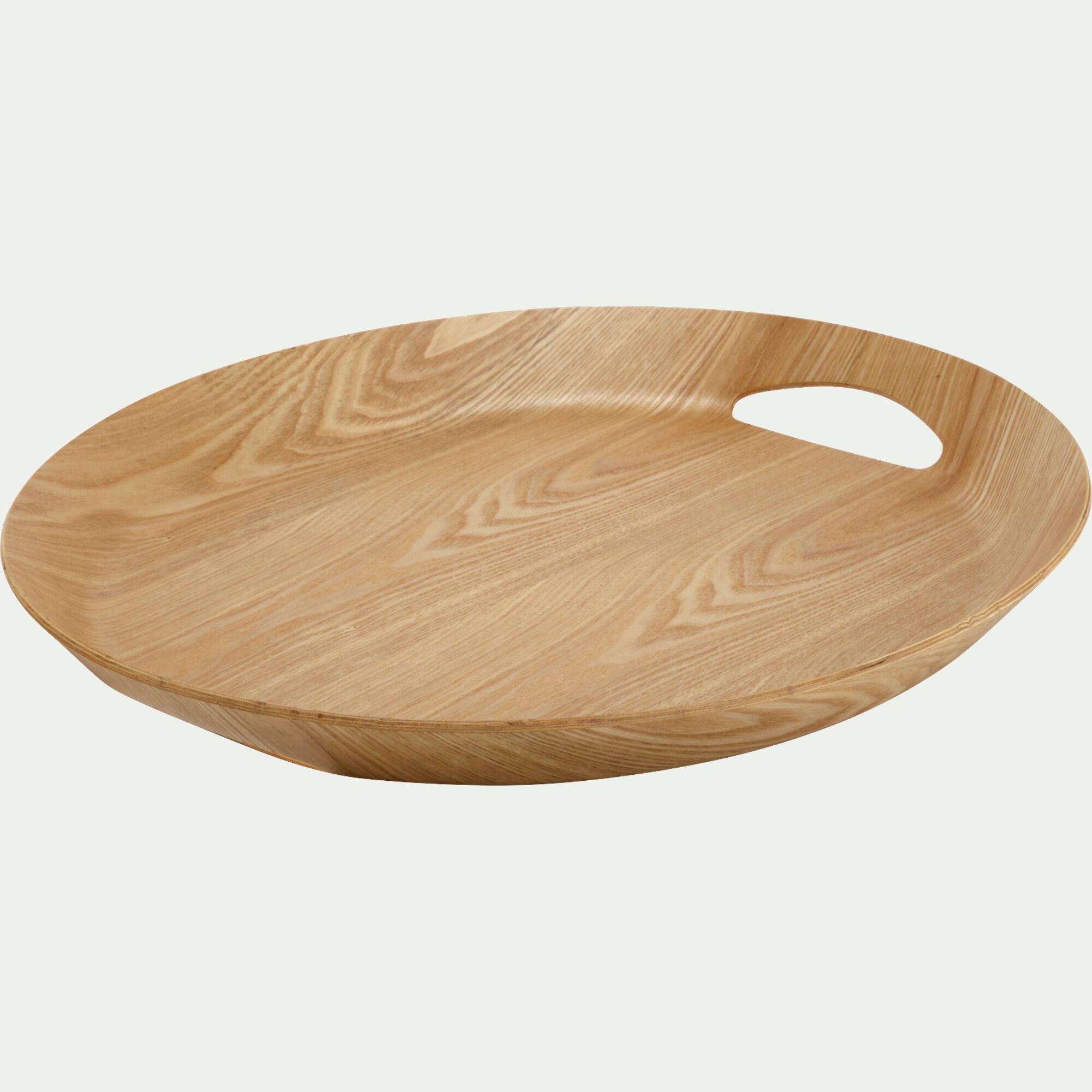 SAULE - Plateau ovale en bois de chêne L46cm - naturel