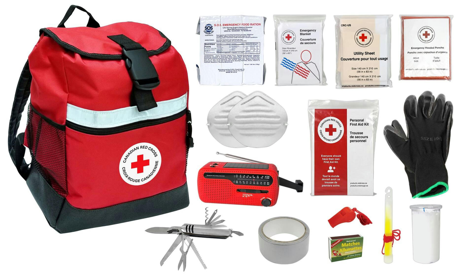 Canadian Red Cross Emergency Kit, 1-Person