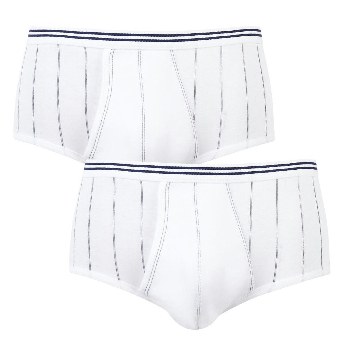 Lot de 2 slips ouvert taille haute