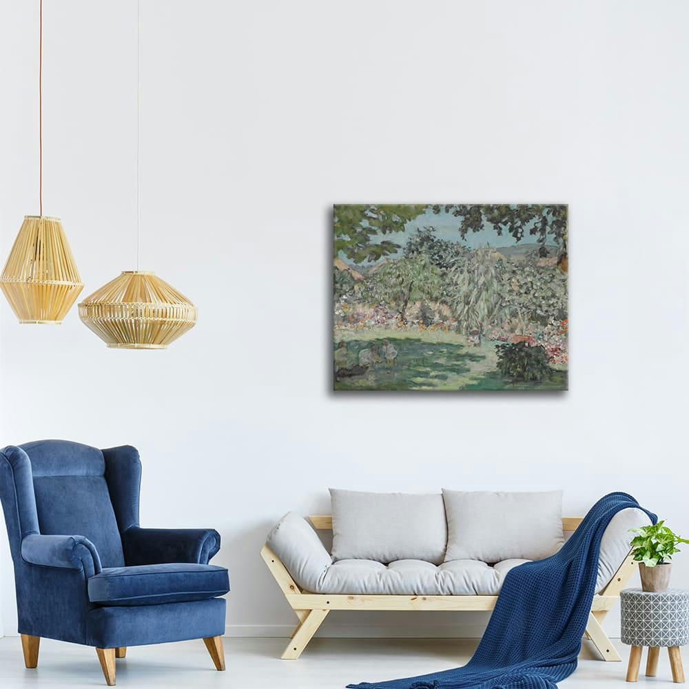 - Tableau - Jardin en Dauphine - Pierre Bonnard 50x60cm