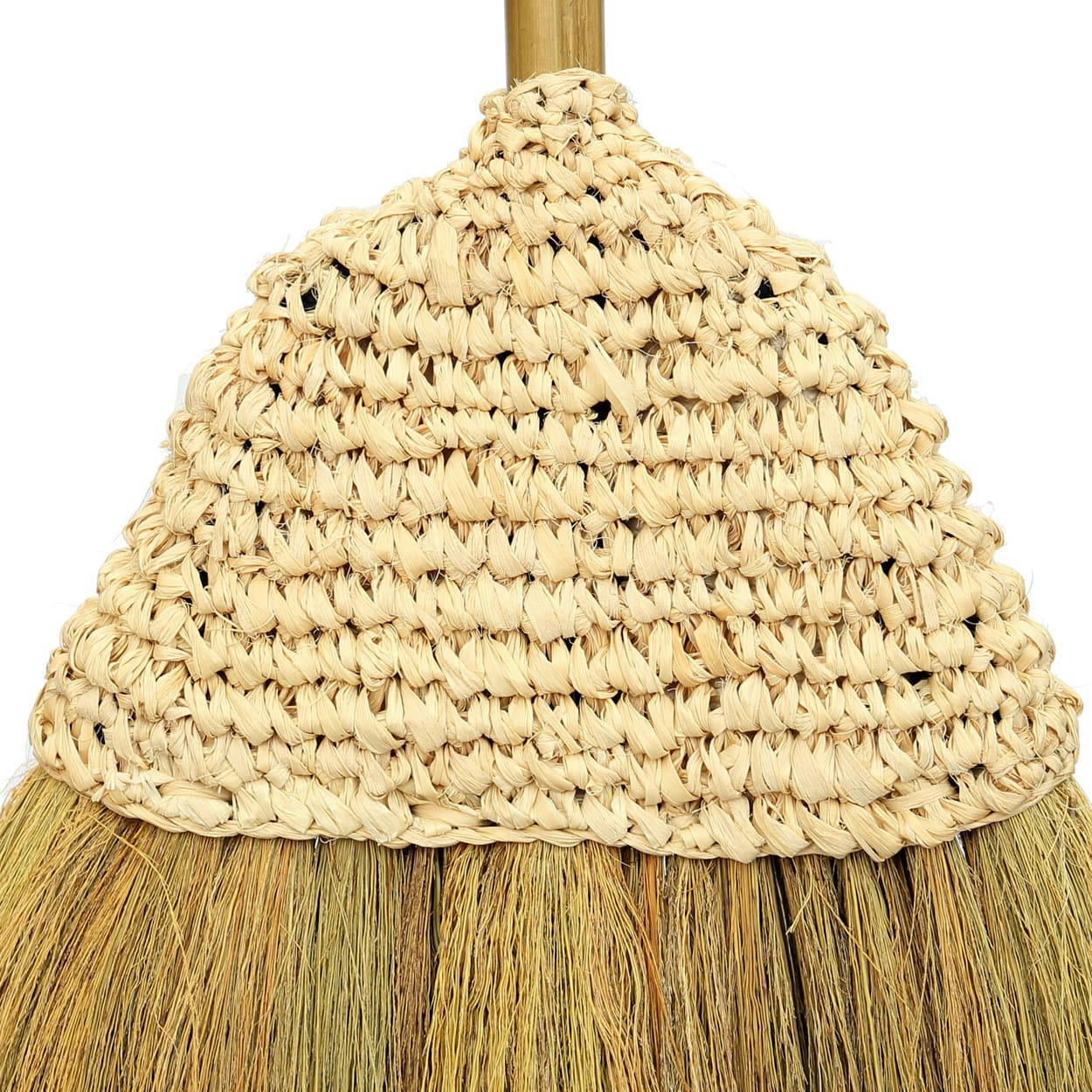 RAFFIA BROOM - Grande brosse en raphia naturel