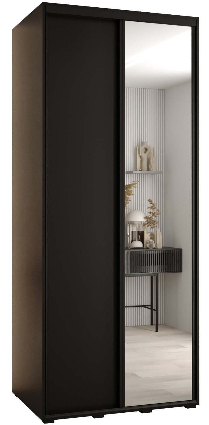 Szafa przesuwna 60 Cannes 3 120 czarny czarny czarny