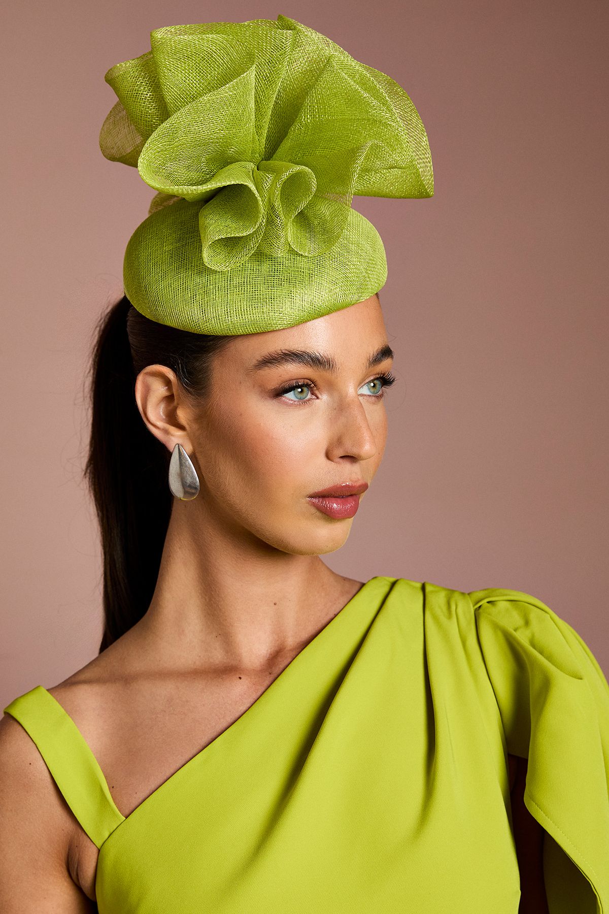 Coast Lisa Tan Ruffle Detail Fascinator