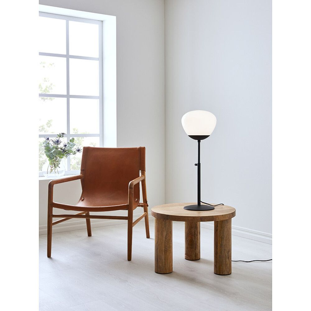 BORDLAMPE MARKSLÖJD RISE SVART/HVIT E27