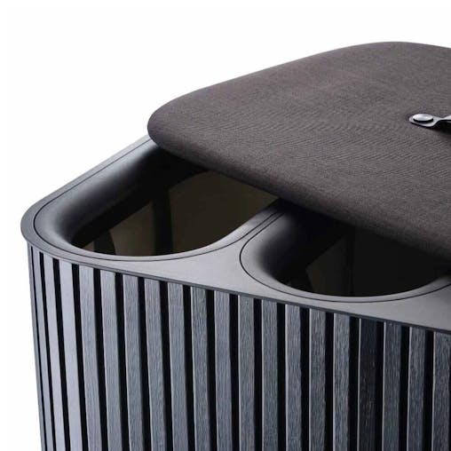 Joseph Joseph Tota Trio Luxe 90L Laundry Separation Basket Black