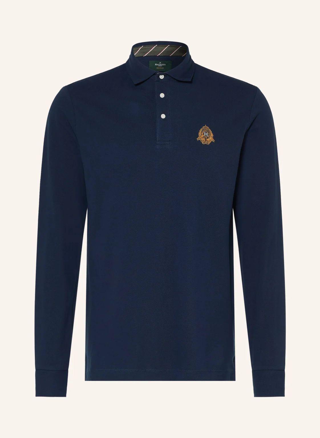 HACKETT LONDON Piqué-Poloshirt HERITAGE CREST