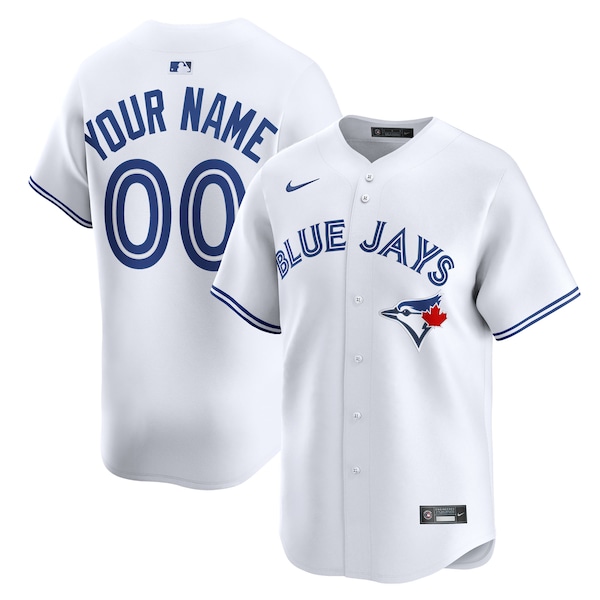 Toronto Blue Jays Nike Home Limited Custom Jersey - White