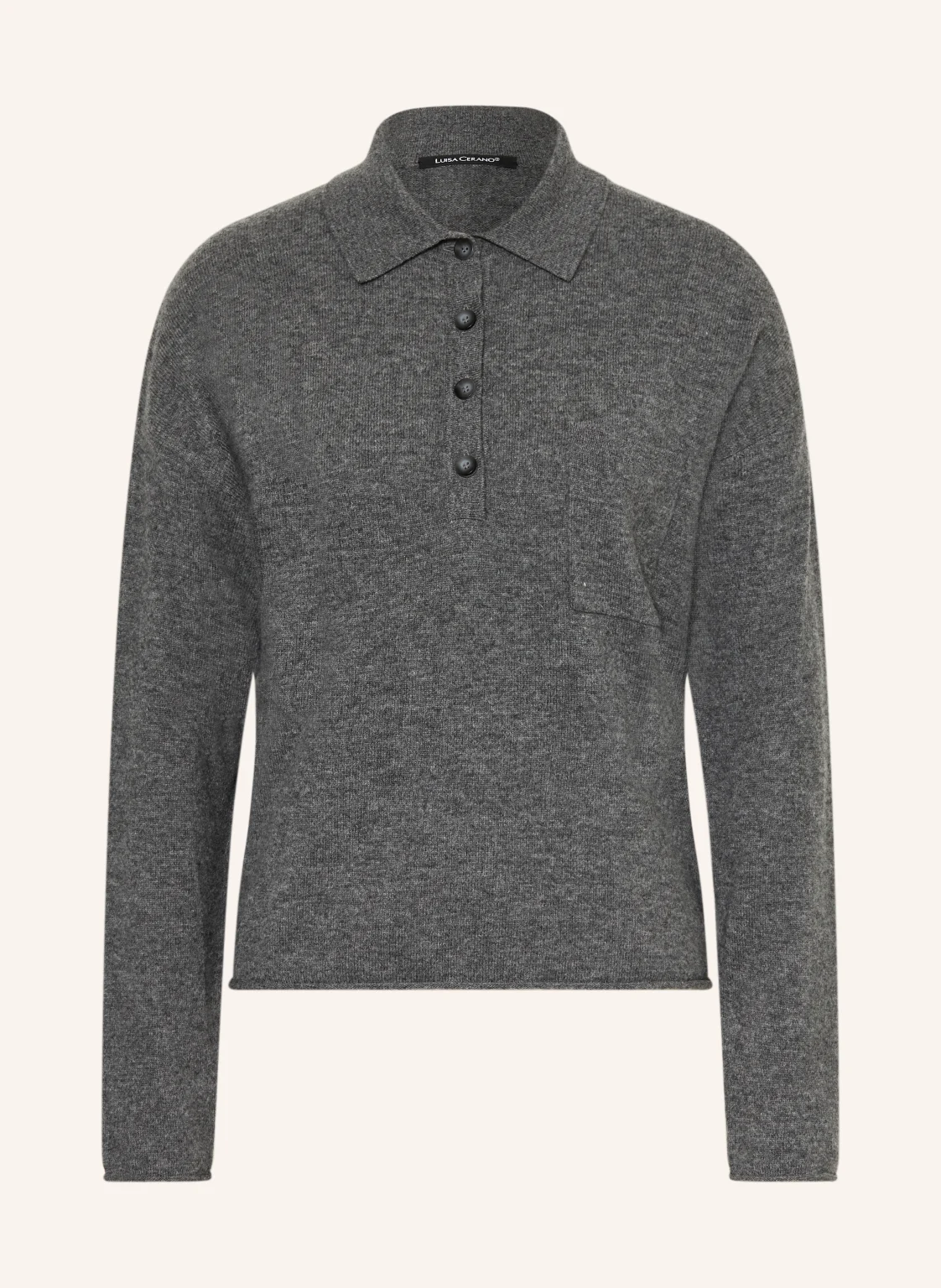 LUISA CERANO Strick-Poloshirt