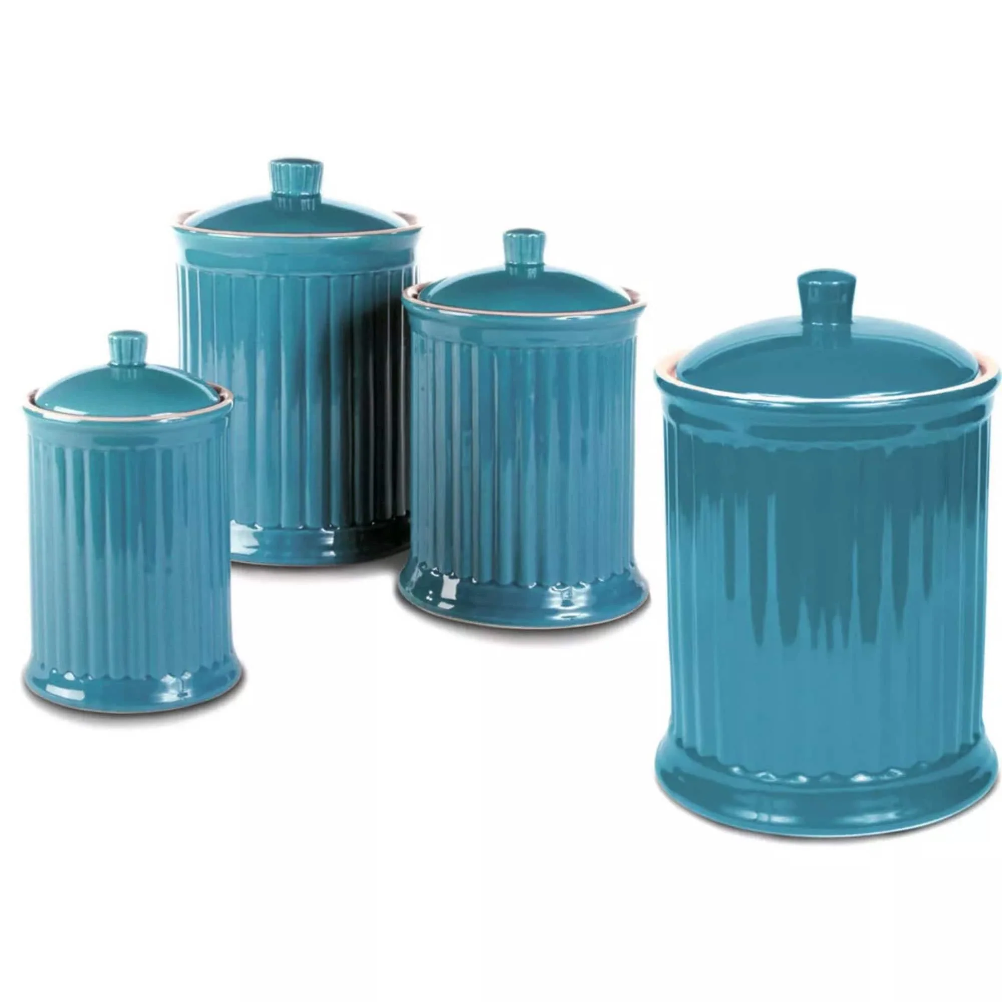 Omniware Simsbury 4 Piece Canister Set - 7 D x 12 H