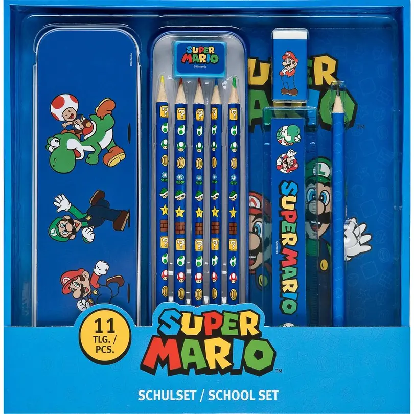 Bleistift 5-teilig Super Mario