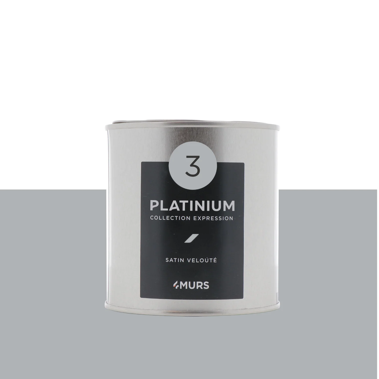 Expression Peinture Finition Peinture platinium Satiné 0,5 L
