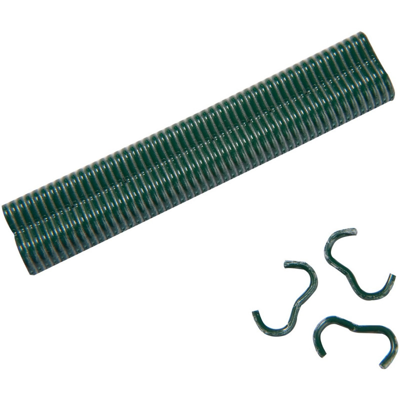 Crampon Omega plastifié vert Ø 16 mm 250 pièces GIARDINO