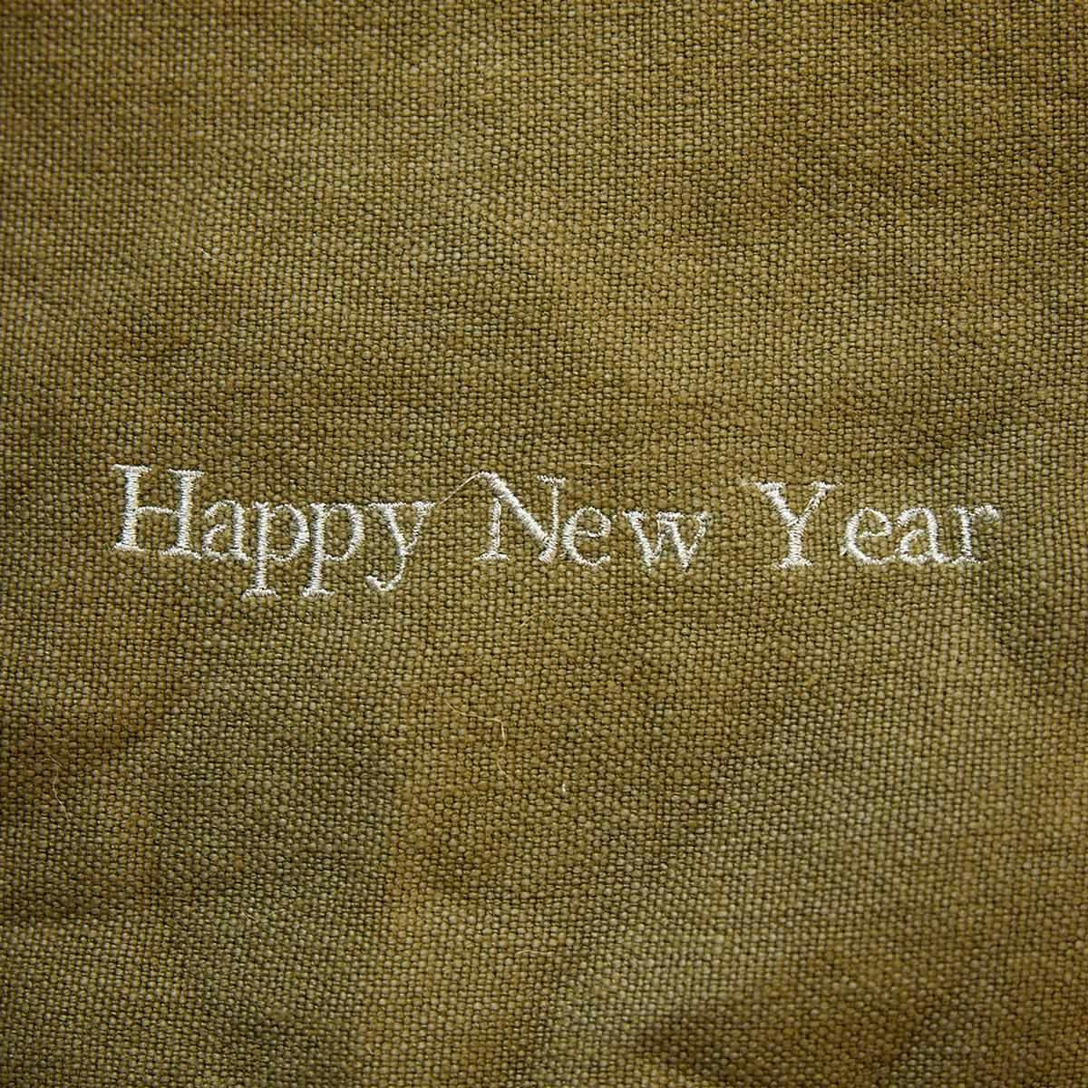 HÔTEL PARTICULIER - Taie oreiller en lin lavé imprimé léopard kaki 50x75