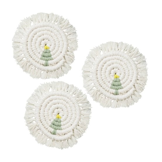 Make Your Own Macram&eacute; Coaster Kit