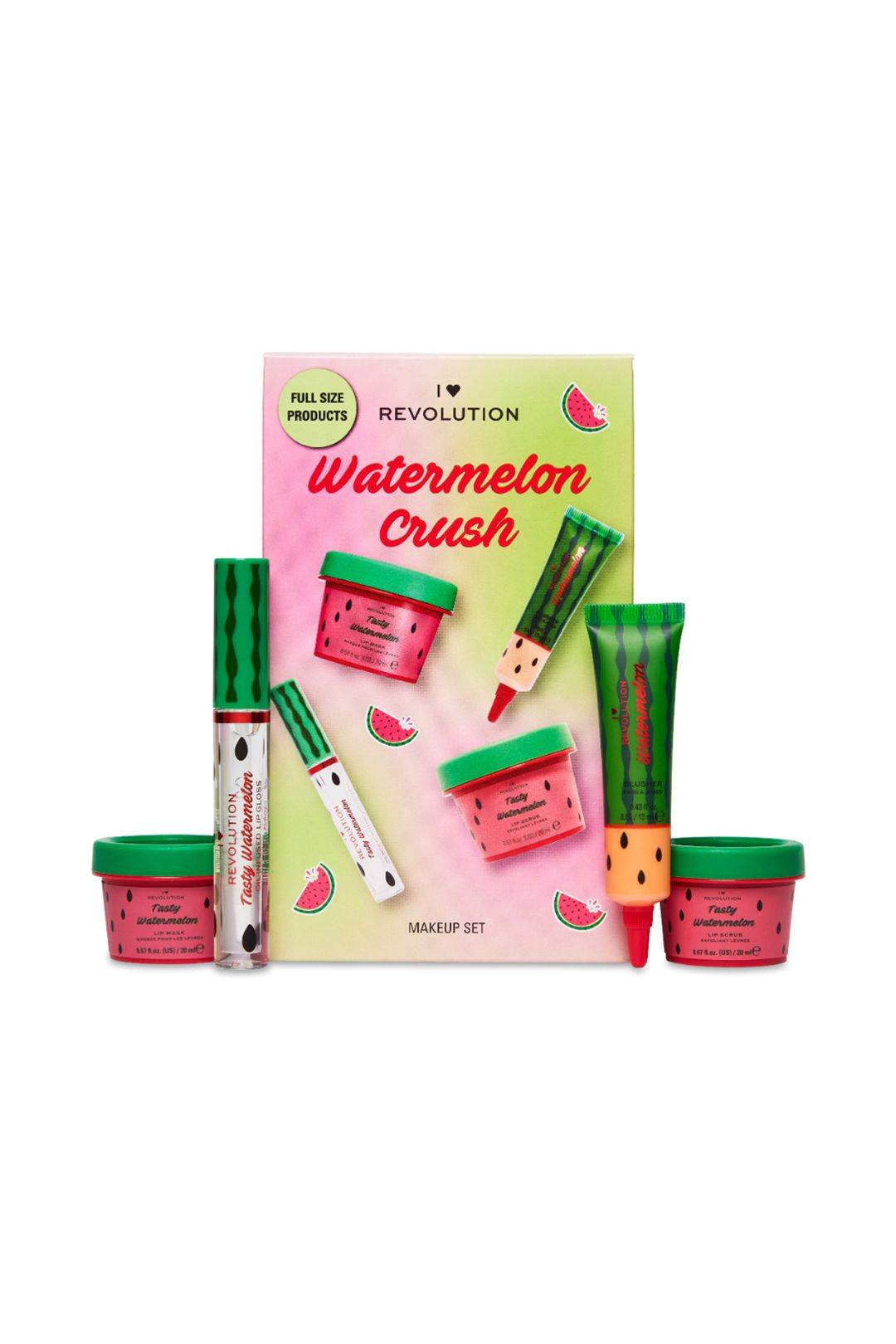 I Heart Revolution Watermelon Crush Makeup Set (Worth £21)