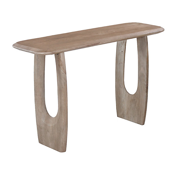 Console murale 120cm en bois de manguier clair AGATHE