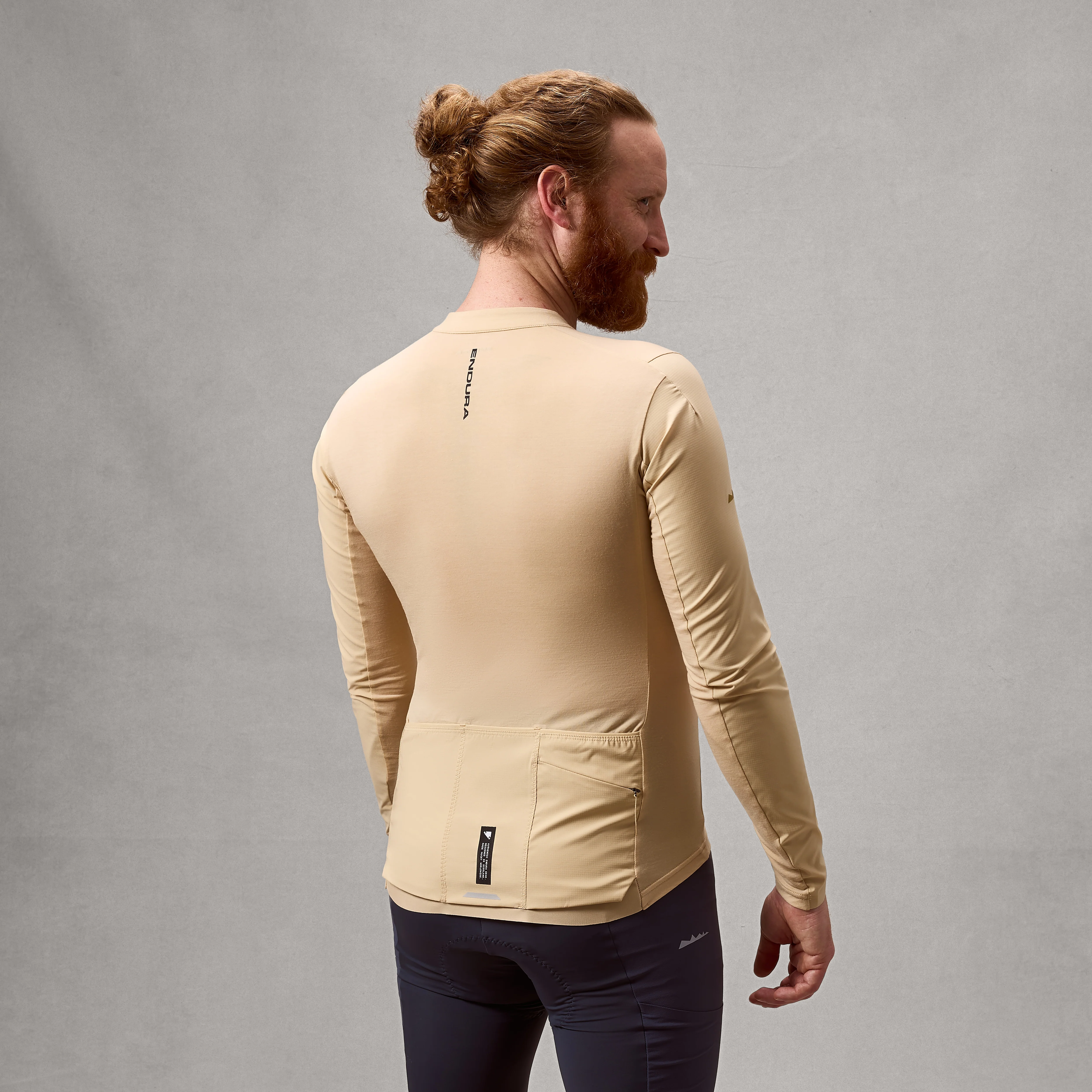 Men's AllTrack Ride L/S Jersey - Sand