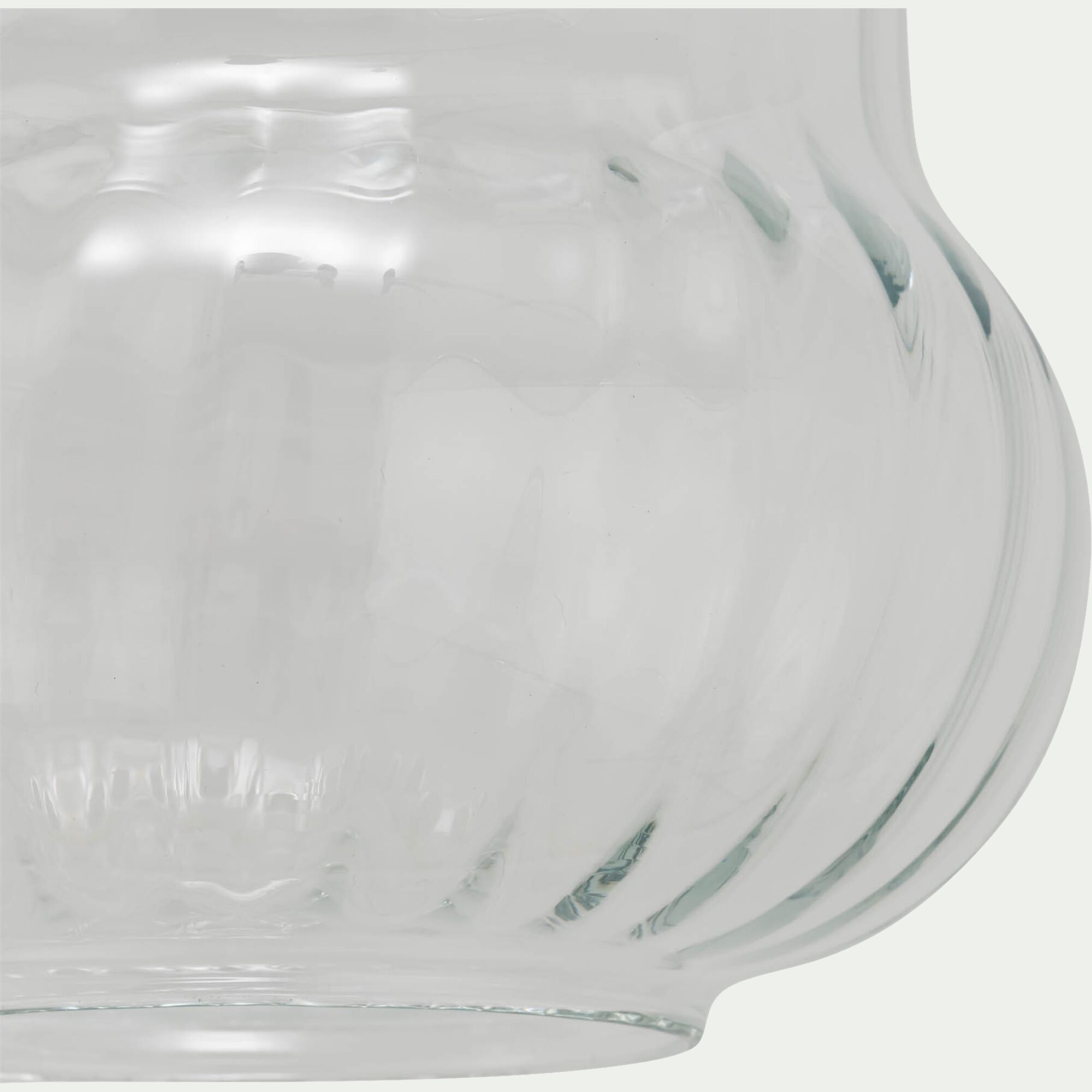 RAVELLO - Suspension électrifiée en verre D24,5cm - transparent