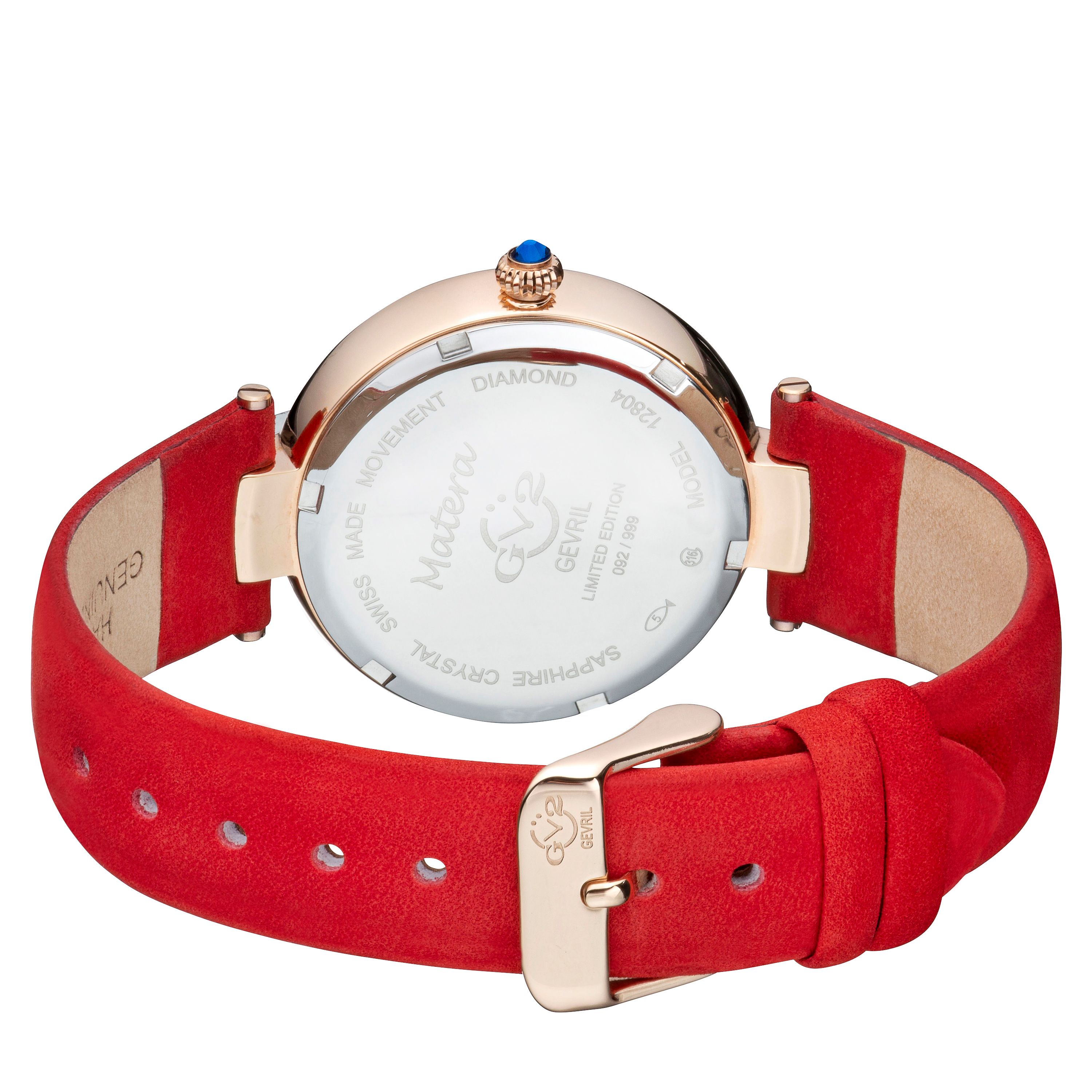 GV2 Matera Swiss Quartz 12804 Diamond Swiss Quartz Watch