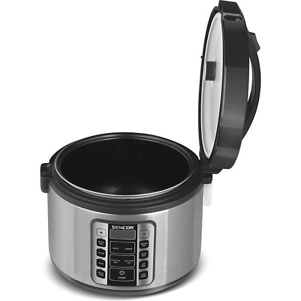 Multicuiseur - Robot Cuiseur Cuiseur a riz multifonctionnel - SENCOR - SRM 3151BK - 700 W - 1,5 L - Acier inoxydable