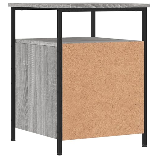 NNEVL Bedside Cabinets 2 pcs Grey Sonoma 44x45x60 cm Engineered Wood