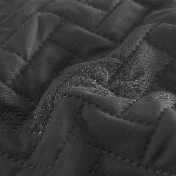 3 Piece Quilts Coverlet Comforter Reversible Soft King Dark Gray