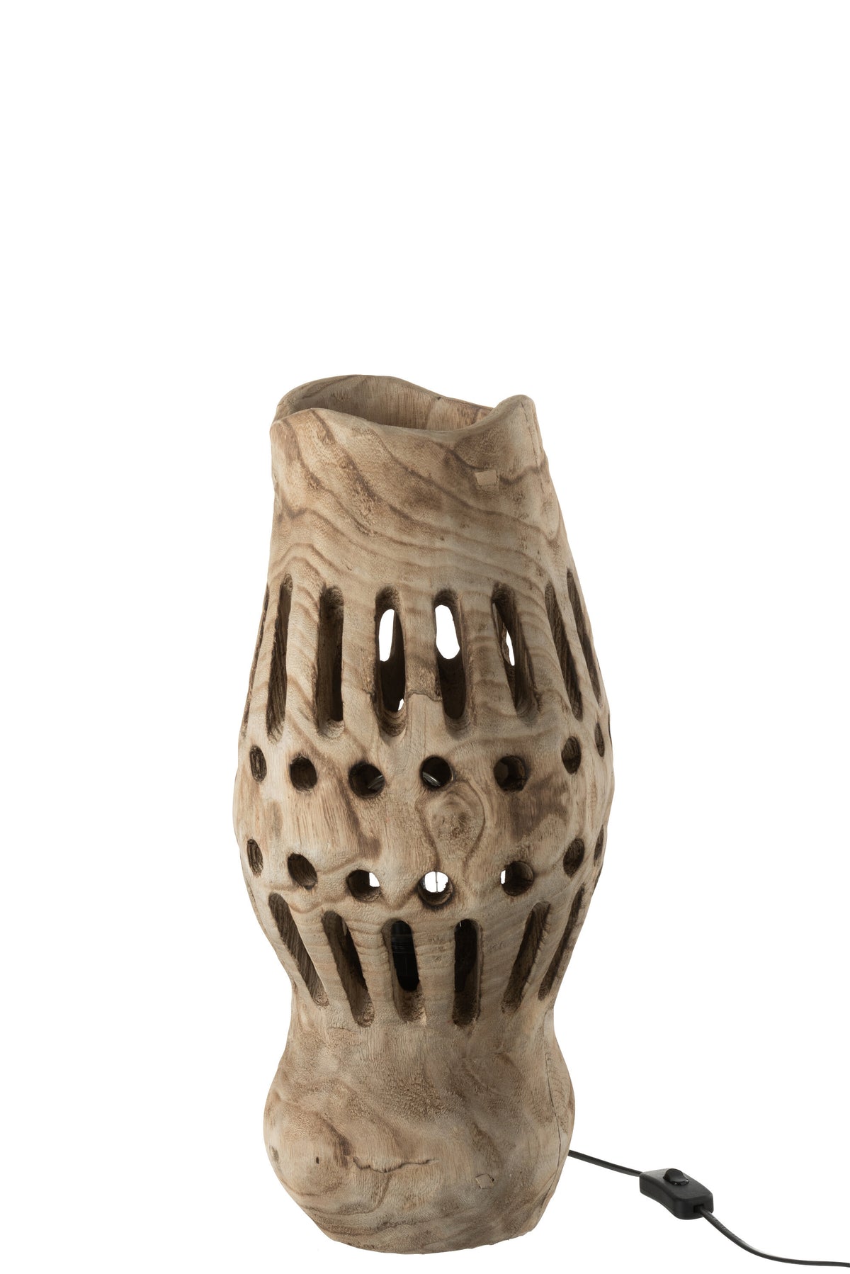 J-Line tafellamp Valerie - hout - naturel