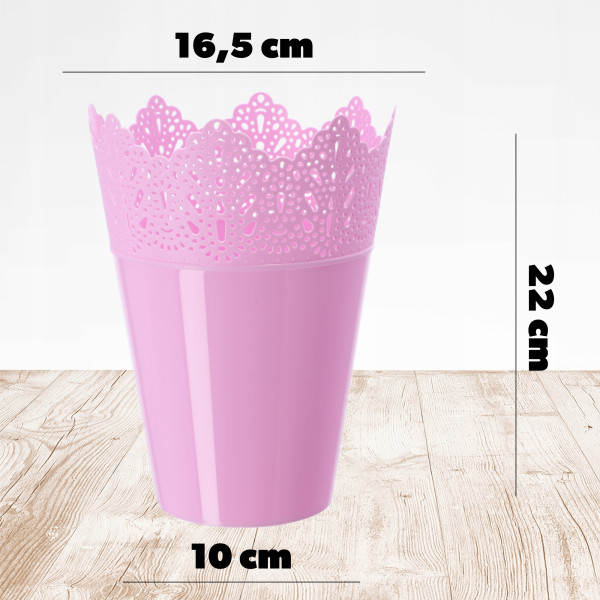 Doniczka Donica Na Kwiaty Osłonka 16,5cm Kolory