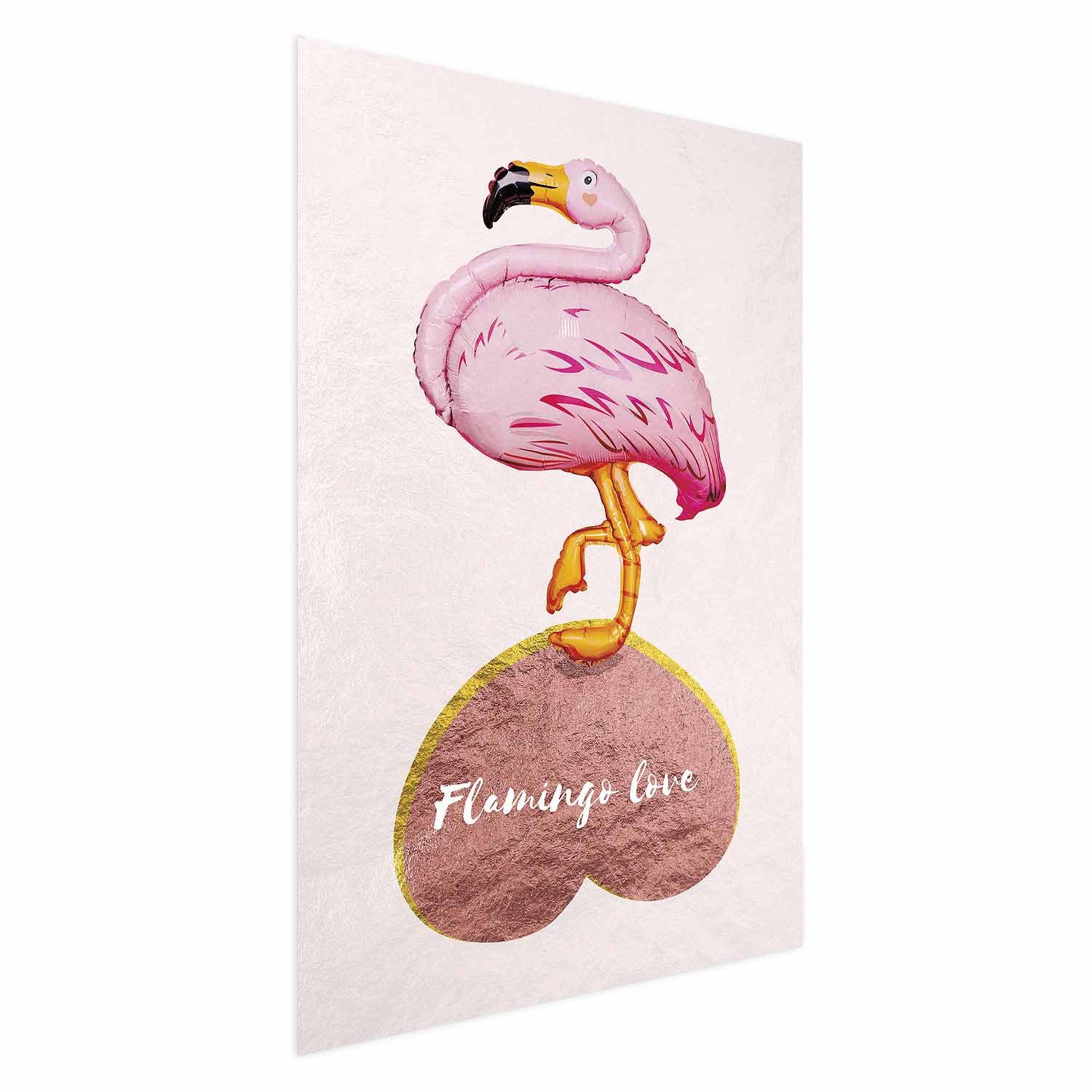 Plakat Zakochany flaming 21x30 cm