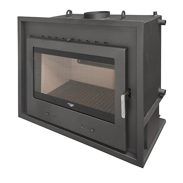 MF - Cheminée Chauffante à Bois avec Eau Calella de 23 kW pour Radiateurs et ECS avec Production d'Eau Chaude