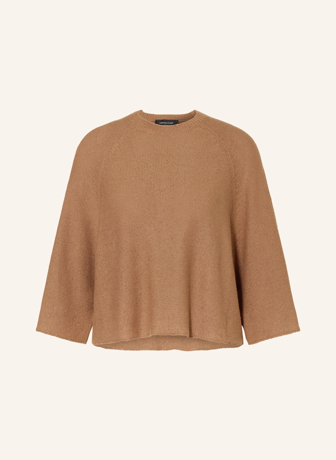 FABIANA FILIPPI Pullover mit 3/4-Arm und Pailletten
