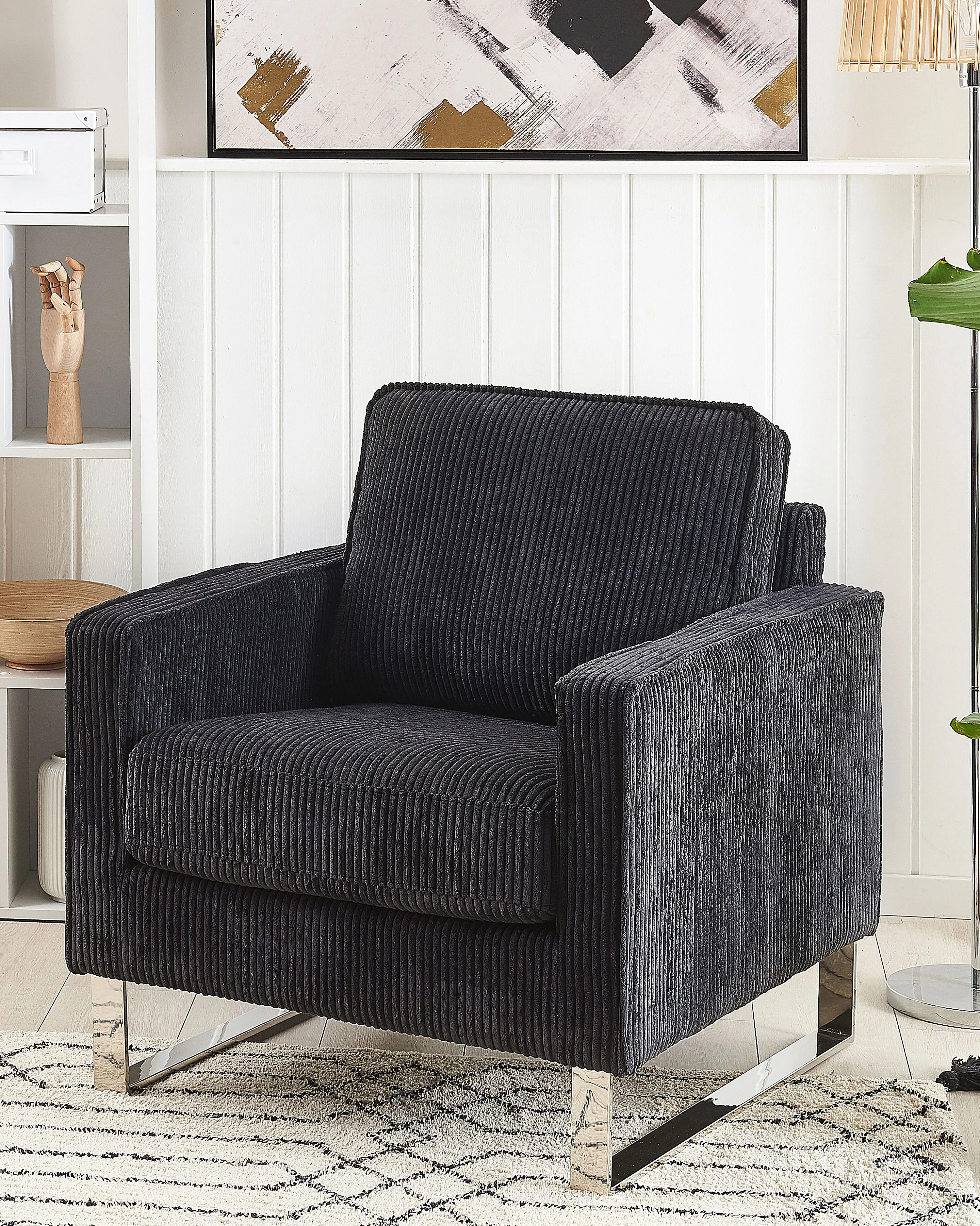 Armchair VIND Corduroy Black