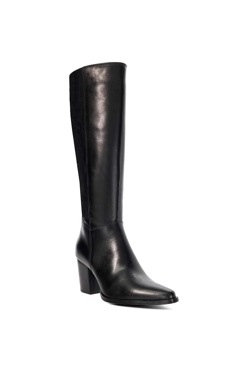 Dune London Silahs' Leather Knee High Boots