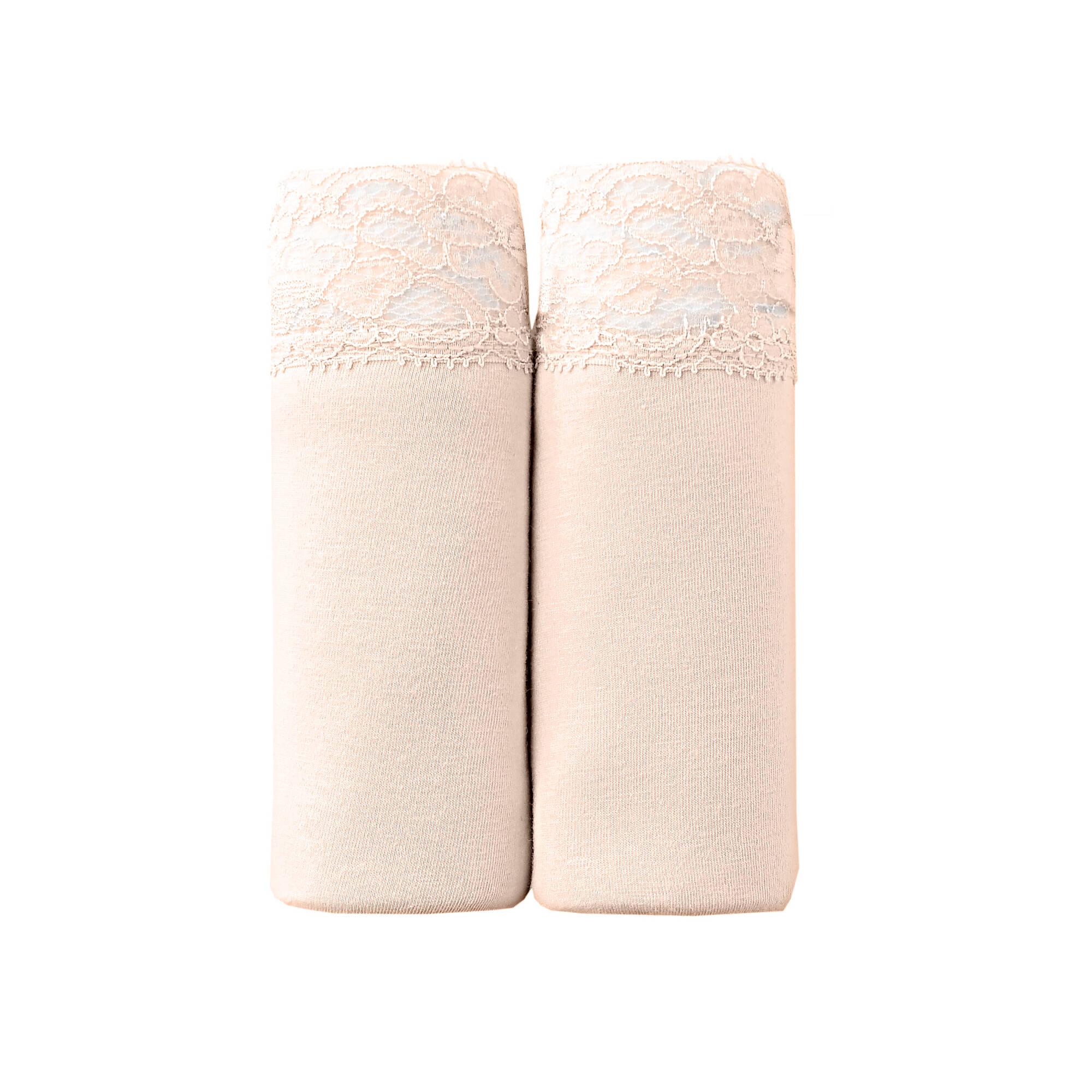 Boxer coton dentelle - lot de 2