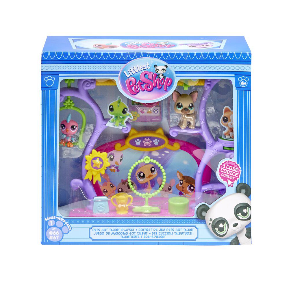 Jeu figurines Littlest petshop animaux avec accessoires 30,5x28x12,5cm