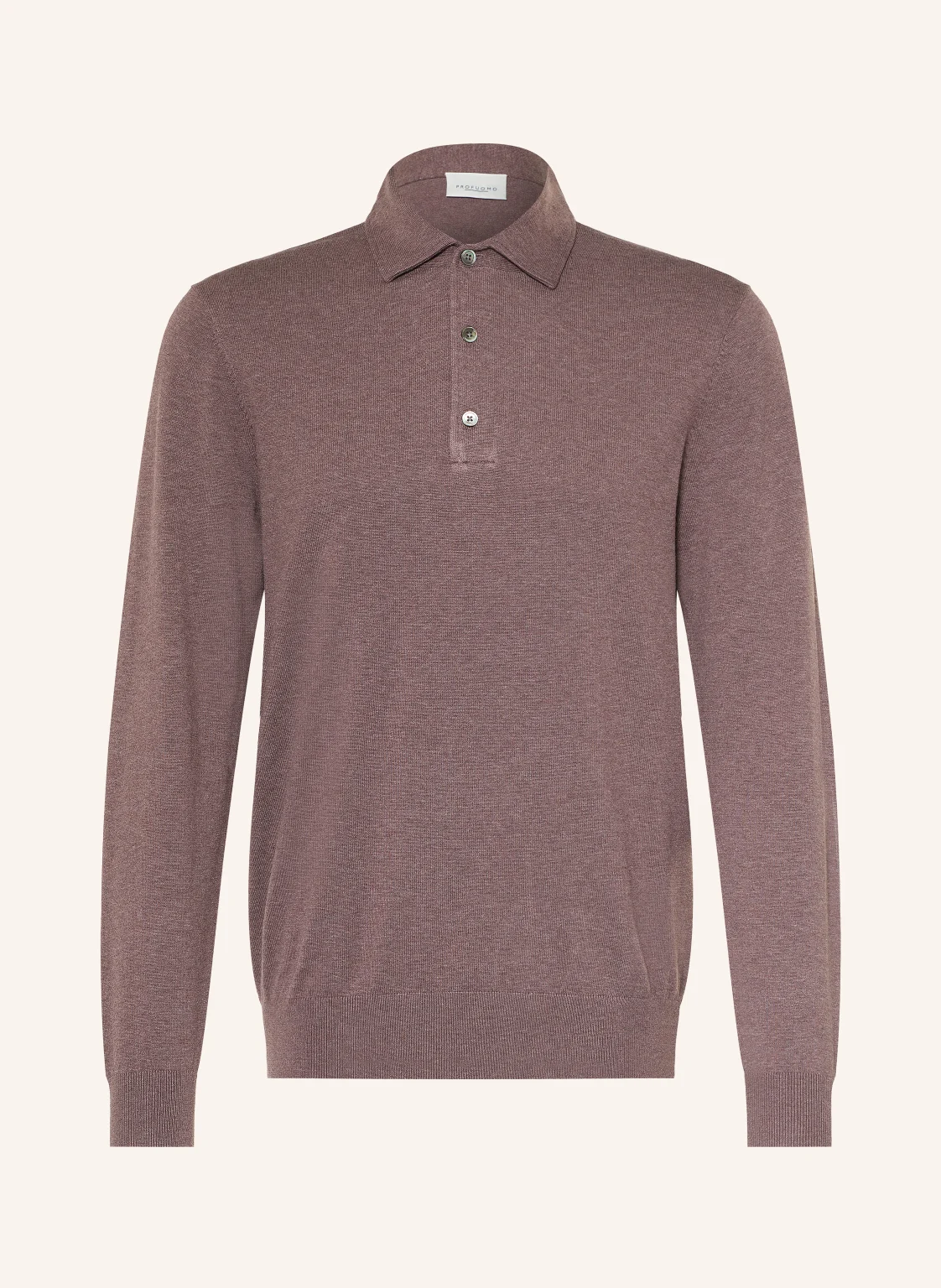 PROFUOMO Strick-Poloshirt