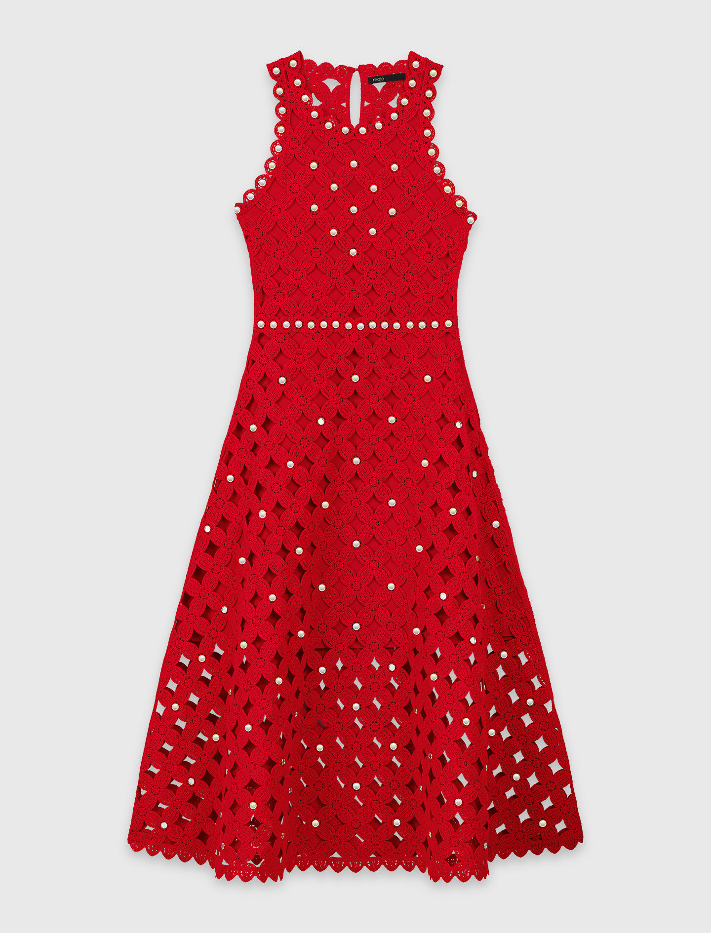 Robe en crochet avec miroirs