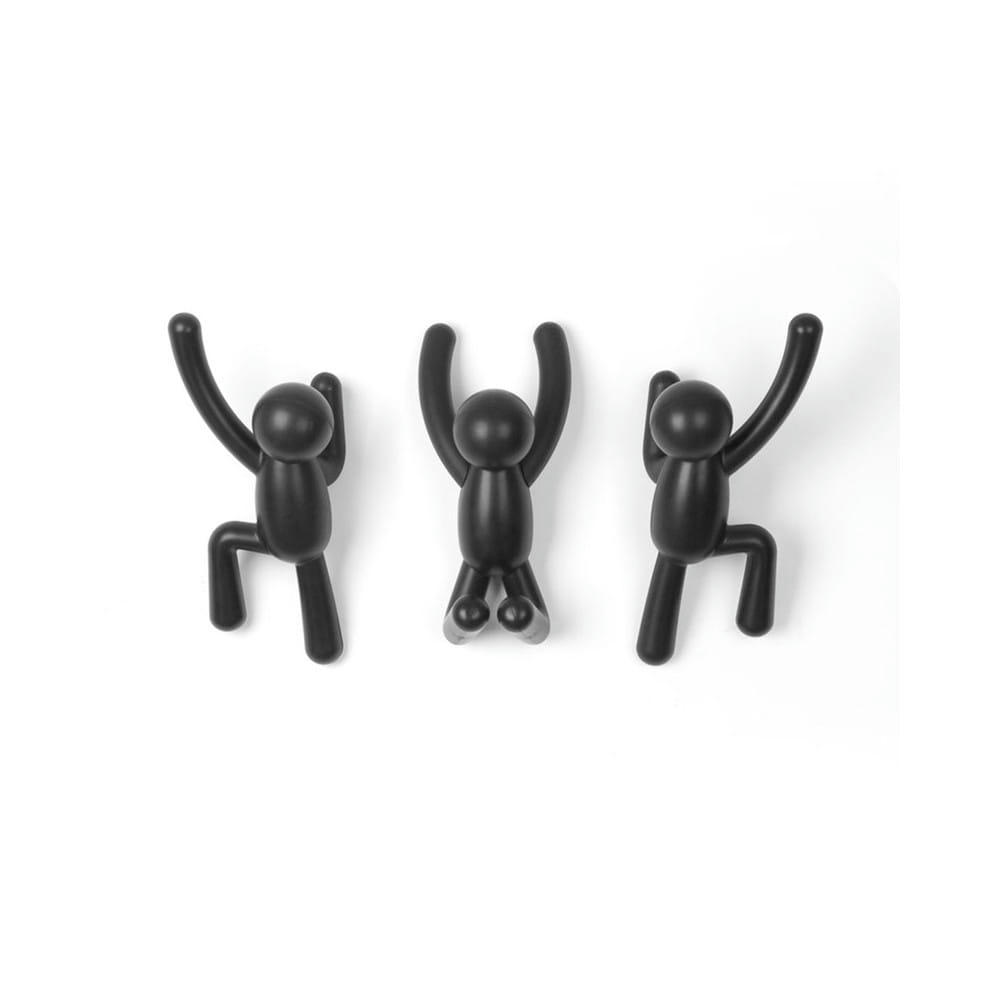 BUDDY - Patère buddy pvc noir