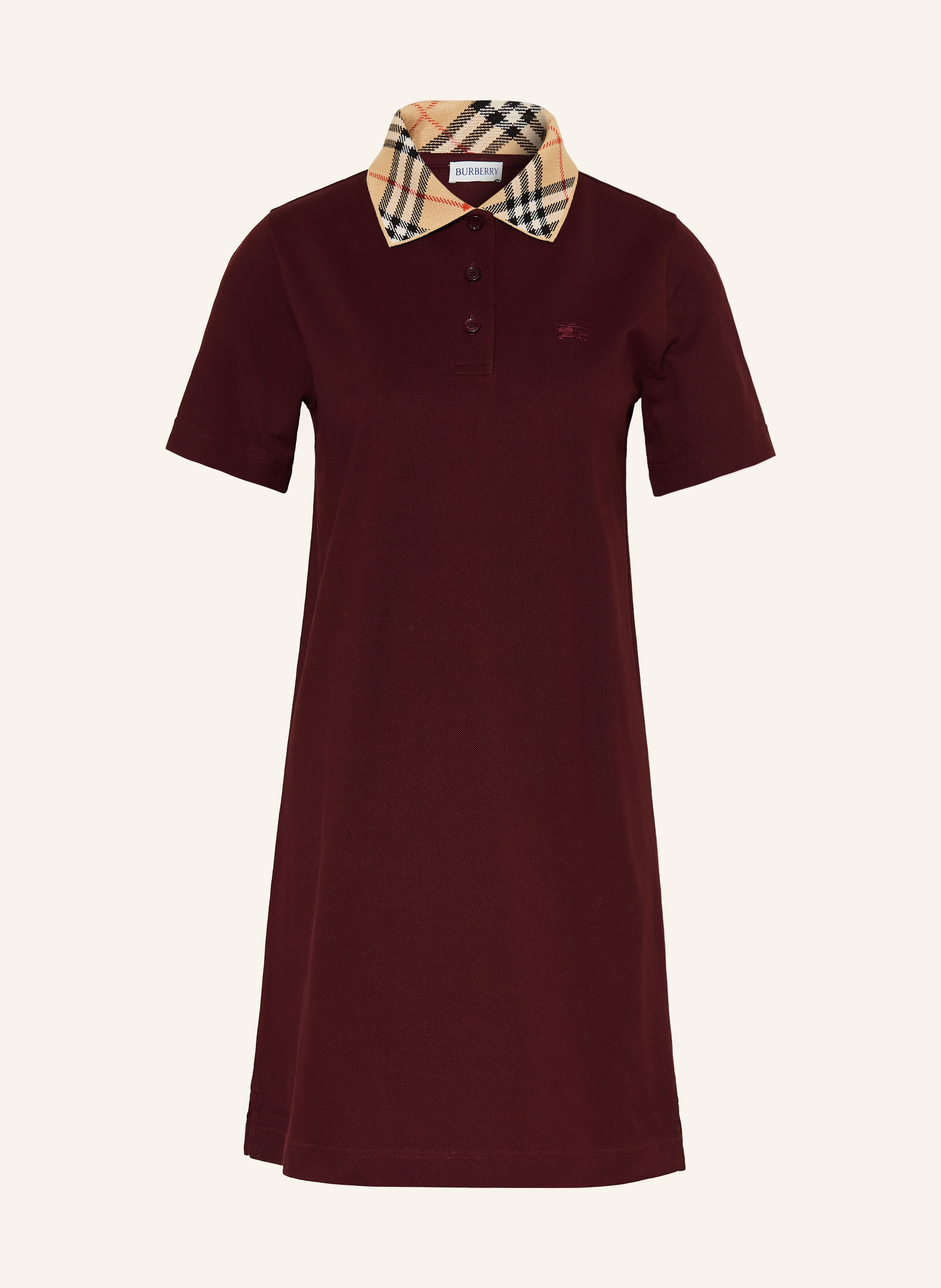 BURBERRY Piqué-Polokleid