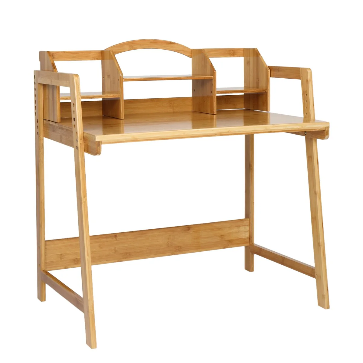 Adjustable Height With Bookshelf Study Desk And Chair