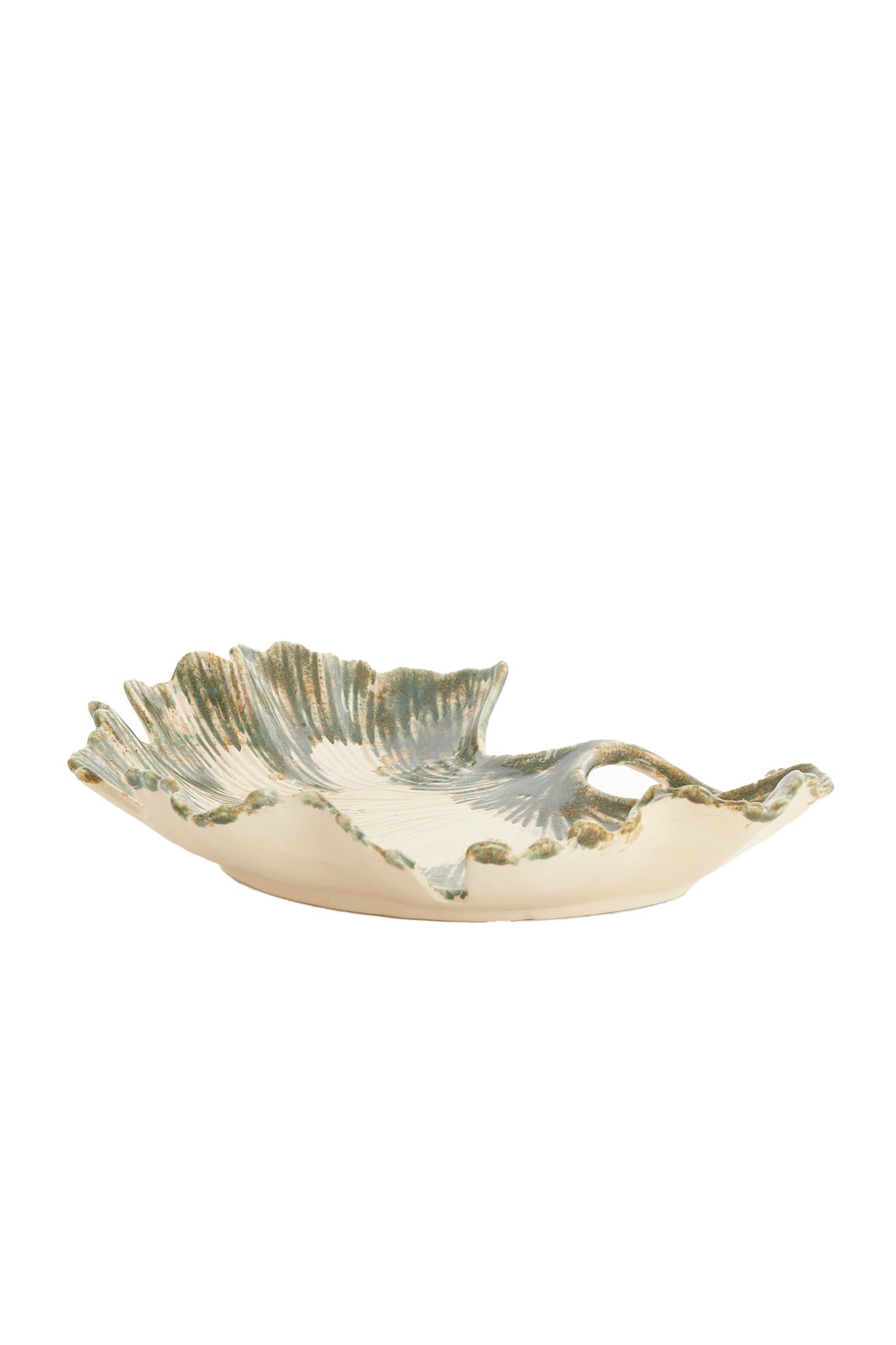 Light & Living schaal REDIU - 37x35x6.5cm - wit