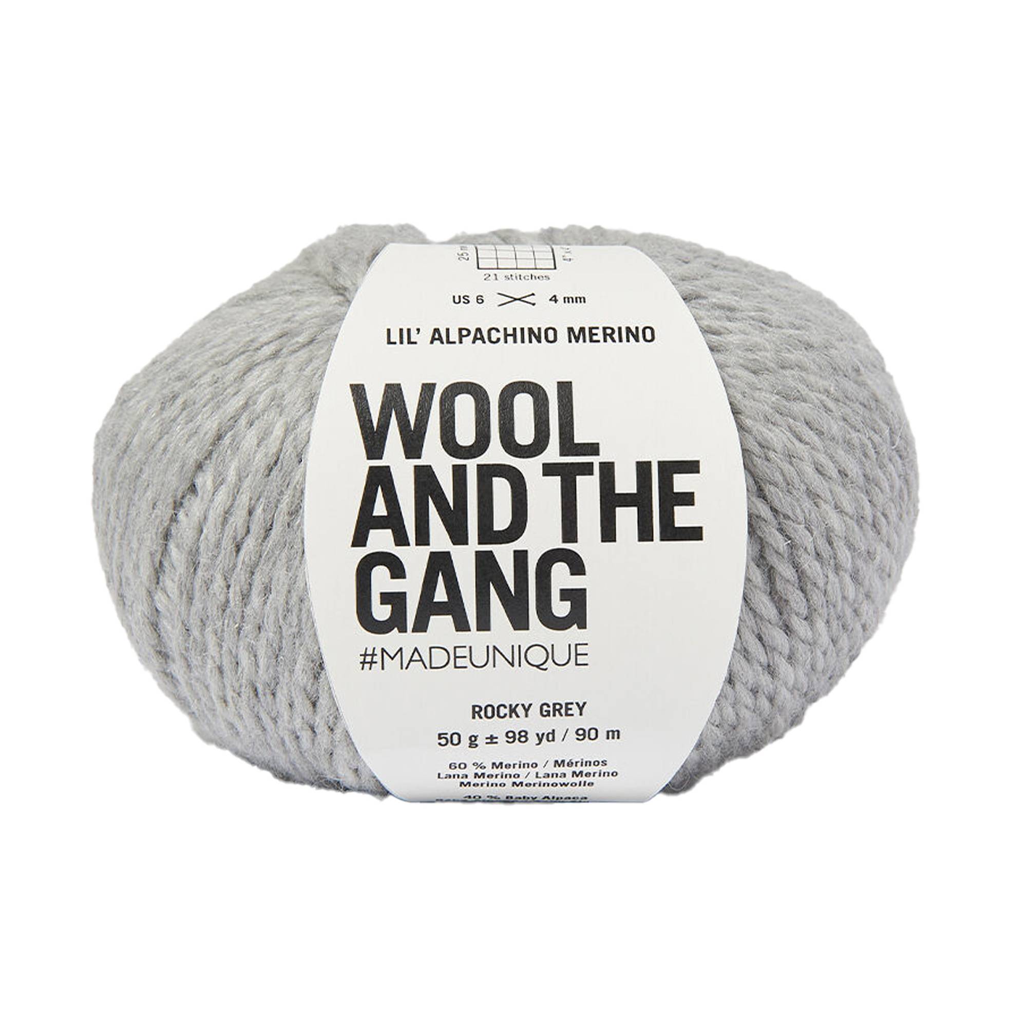 Wool and the Gang Rocky Grey Lil’ Alpachino Merino 50g