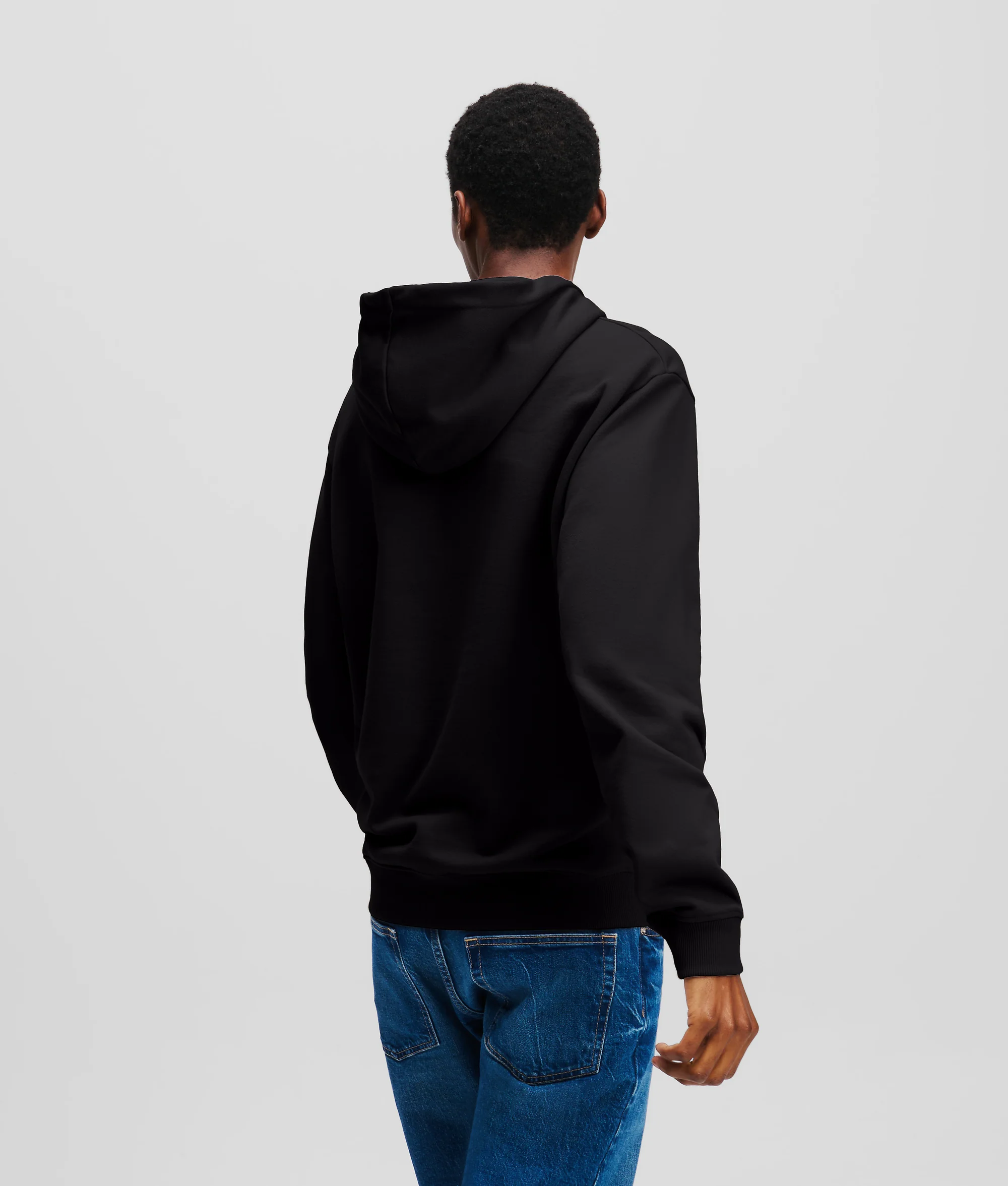 Sweat à capuche avec logo KLJ encadré