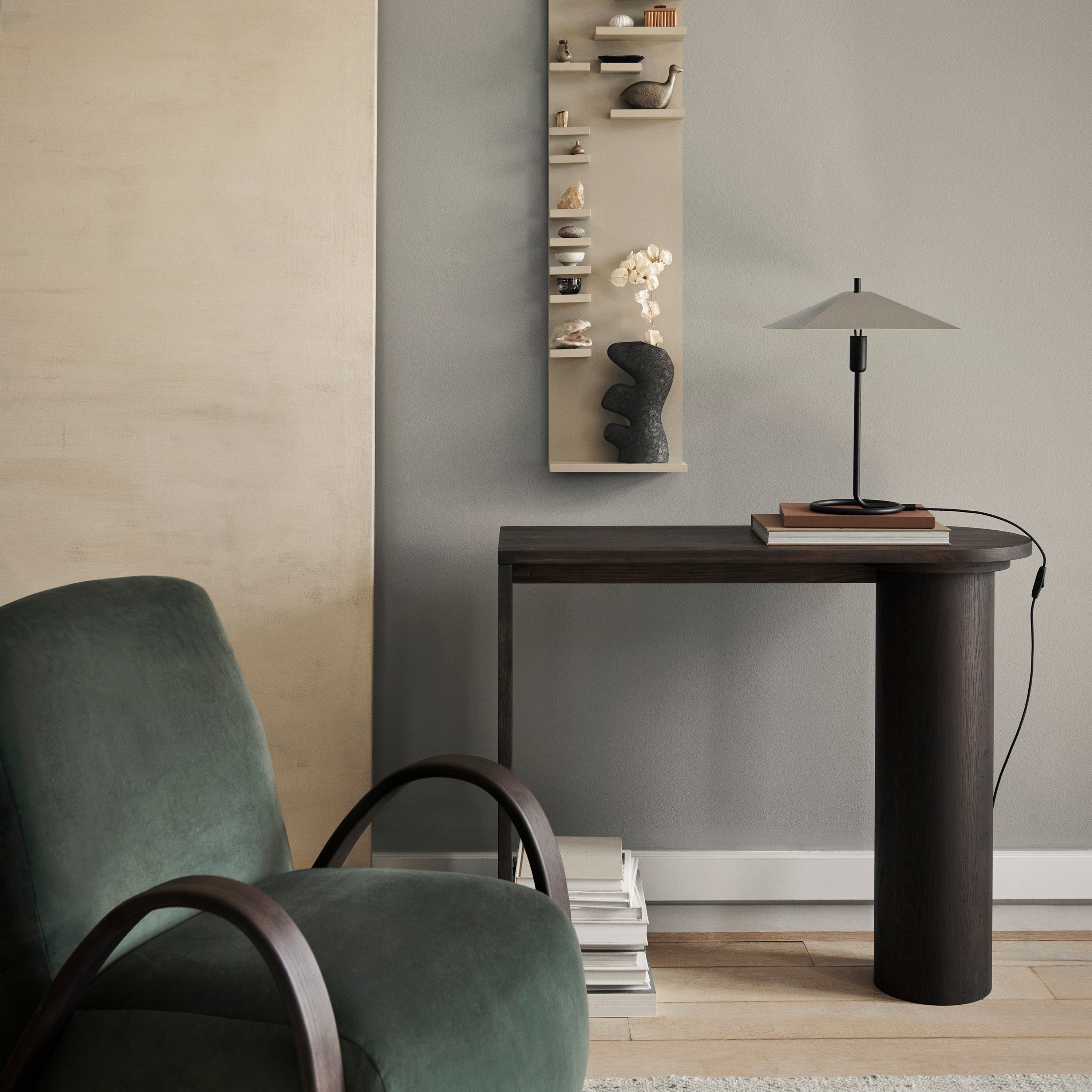 Ferm Living Pylo Consoletafel - Donker Eiken